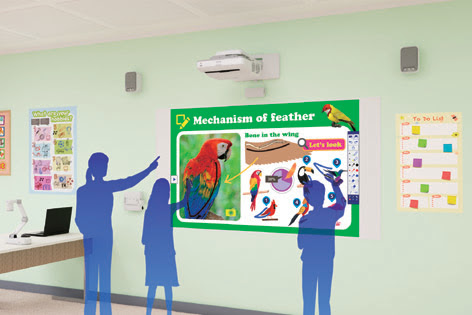 Epson presenta uno studio che dimostra l'importanza delle dimensioni dello schermo in classe