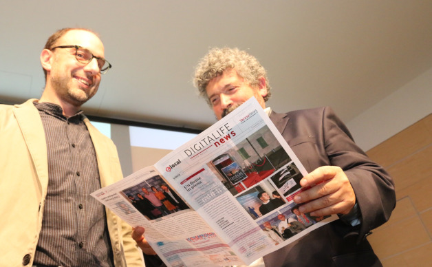 A Glocal, il festival del giornalismo digitale, presentato il giornale di carta in tempo reale