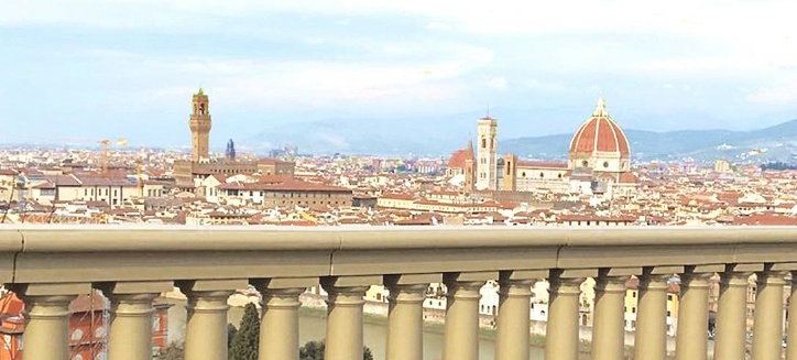Piazzale Michelangelo ritrova lo splendore dell’antica balaustra