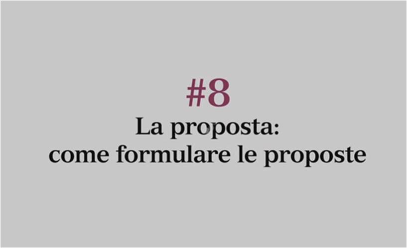 Pillola di Negoziazione #8: come formulare una proposta