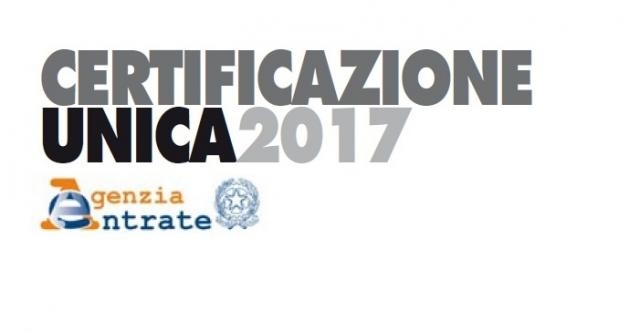 Certificazione Unica, tutte le novità del 2017